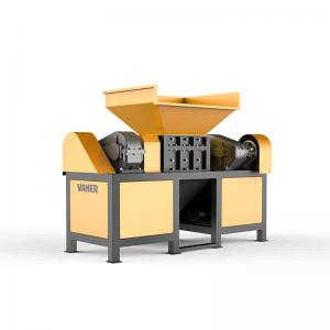 Shreddermachine met dubbele as